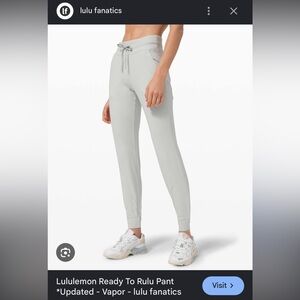 lululemon athletica vapor grey Joggers discontinued